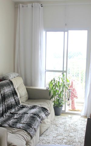 Apartamento à venda com 59m², 2 quartos e 2 vagasSala
