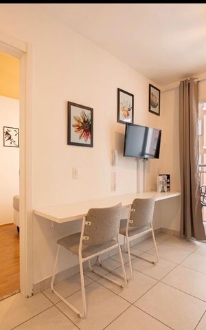 Studio para alugar com 29m², 1 quarto e sem vaga