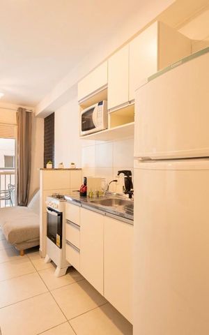 Studio para alugar com 29m², 1 quarto e sem vaga