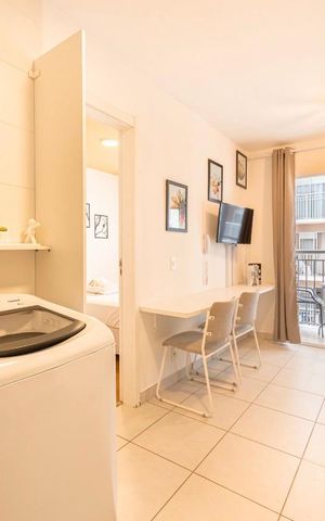 Studio para alugar com 29m², 1 quarto e sem vaga