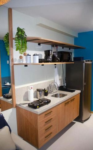 Apartamento para alugar com 23m², 1 quarto e 1 vaga Apartamento para alugar com 23m², 1 quarto e 1 vagaCozinha