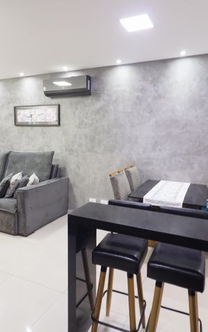 Casa à venda com 96m², 2 quartos e 2 vagasSala/Cozinha