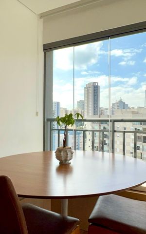 Apartamento à venda com 47m², 1 quarto e 1 vaga Apartamento à venda com 47m², 1 quarto e 1 vagaVaranda