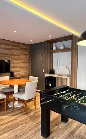 Apartamento à venda com 47m², 1 quarto e 1 vaga Apartamento à venda com 47m², 1 quarto e 1 vagaSala de Jogos