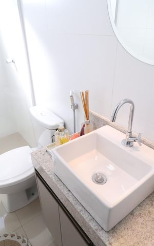 Apartamento para alugar com 70m², 2 quartos e 1 vagaBanheiro do Quarto 1
