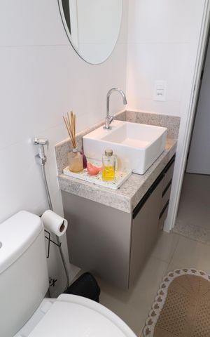 Apartamento para alugar com 70m², 2 quartos e 1 vagaBanheiro do Quarto 1