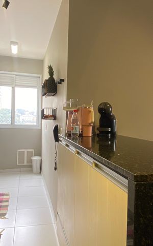 Apartamento à venda com 64m², 2 quartos e 1 vagaCozinha - Área de Serviço