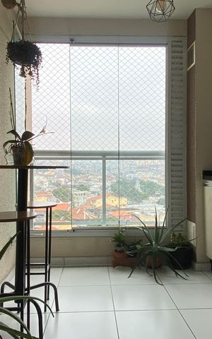 Apartamento à venda com 64m², 2 quartos e 1 vagaVaranda