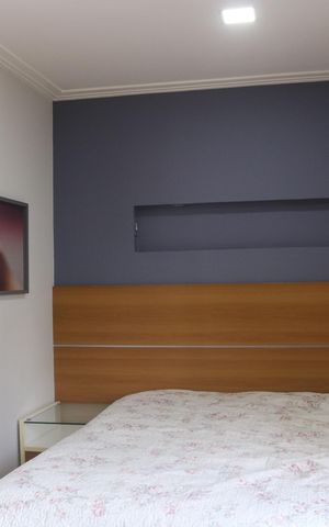 Apartamento à venda com 80m², 3 quartos e 2 vagasQuarto 3