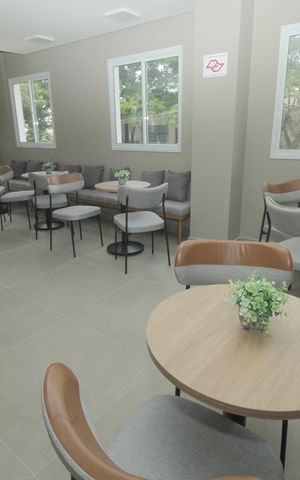 Apartamento à venda com 46m², 2 quartos e 1 vagaÁrea comum - Salão de festas