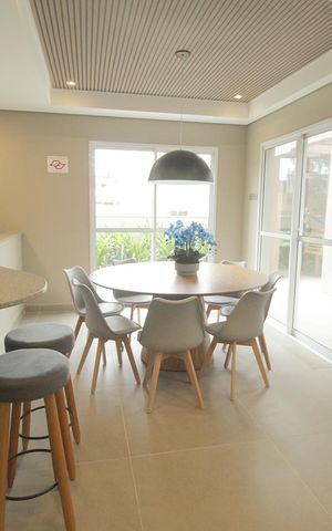 Apartamento à venda com 46m², 2 quartos e 1 vagaÁrea comum - Salão de festas