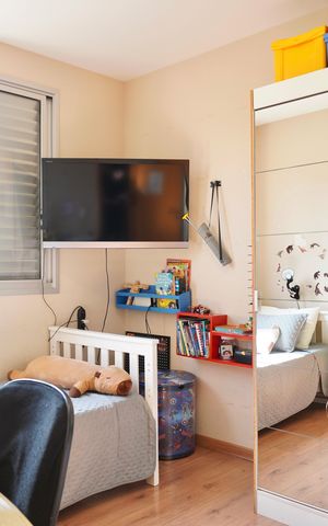 Apartamento à venda com 102m², 3 quartos e 2 vagasQuarto 2