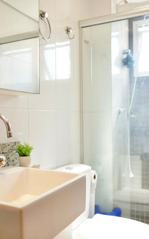 Apartamento à venda com 102m², 3 quartos e 2 vagasBanheiro Social