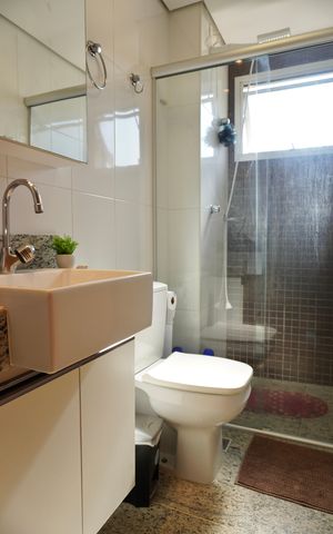 Apartamento à venda com 102m², 3 quartos e 2 vagasBanheiro Social