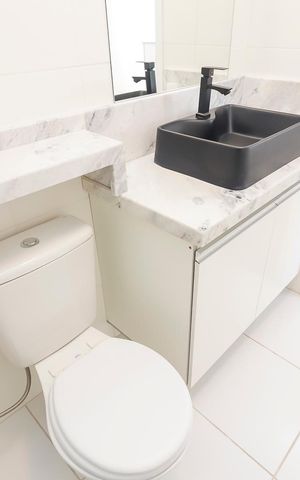 Apartamento para alugar com 36m², 2 quartos e sem vagaBanheiro