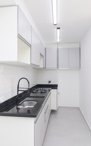 Apartamento para alugar com 36m², 2 quartos e sem vagaCozinha e Área de Serviço