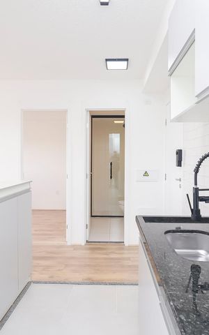 Apartamento para alugar com 36m², 2 quartos e sem vagaCozinha e Área de Serviço