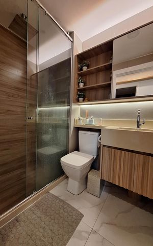 Apartamento à venda com 65m², 2 quartos e 1 vaga Apartamento à venda com 65m², 2 quartos e 1 vagaBanheiro
