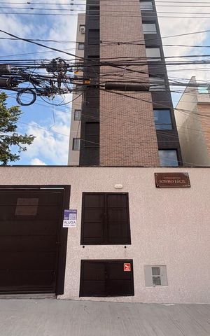 Studio para alugar com 18m², 1 quarto e sem vaga Studio para alugar com 18m², 1 quarto e sem vagaFachada + placa YGVO-1883