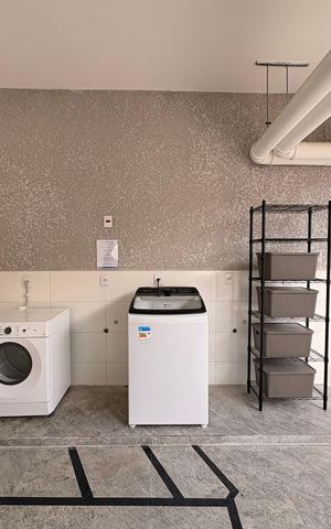 Studio para alugar com 18m², 1 quarto e sem vaga Studio para alugar com 18m², 1 quarto e sem vagaLavanderia