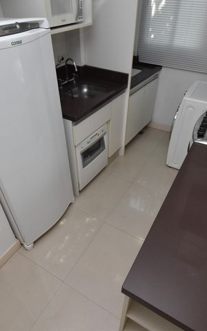 Apartamento à venda com 57m², 1 quarto e 1 vagaSala/Cozinha