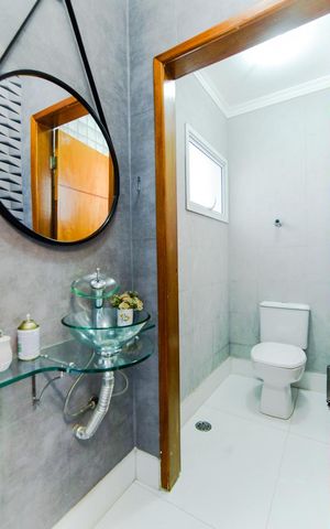 Casa de condomínio para alugar com 127m², 3 quartos e 3 vagasLavabo