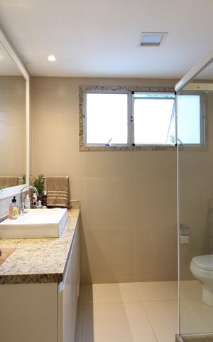 Apartamento à venda com 68m², 1 quarto e 1 vagaBanheiro