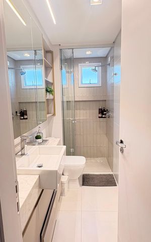 Apartamento à venda com 99m², 2 quartos e 2 vagas Apartamento à venda com 99m², 2 quartos e 2 vagasBanheiro