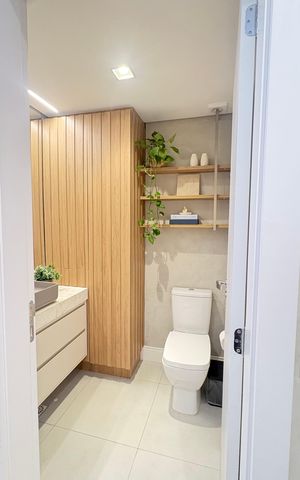 Apartamento à venda com 99m², 2 quartos e 2 vagas Apartamento à venda com 99m², 2 quartos e 2 vagasBanheiro