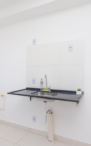 Apartamento à venda com 40m², 2 quartos e sem vagaCozinha e Área de Serviço