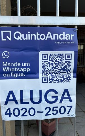 Casa para alugar com 120m², 2 quartos e 2 vagas Casa para alugar com 120m², 2 quartos e 2 vagasPlaca
