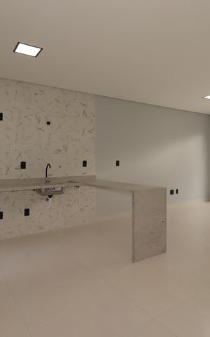 Casa à venda com 125m², 3 quartos e 2 vagasCozinha