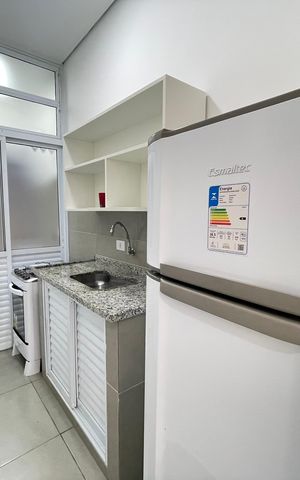 Studio para alugar com 30m², 1 quarto e sem vaga Studio para alugar com 30m², 1 quarto e sem vagaCozinha