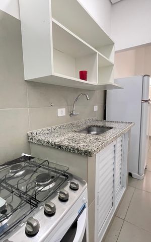 Studio para alugar com 30m², 1 quarto e sem vaga Studio para alugar com 30m², 1 quarto e sem vagaCozinha