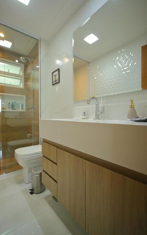 Apartamento à venda com 81m², 3 quartos e 1 vagaBanheiro Social 
