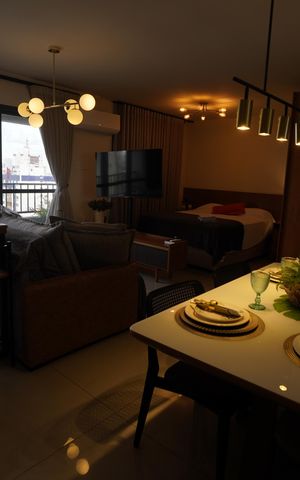 Apartamento à venda com 45m², 1 quarto e 1 vaga