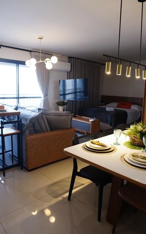 Apartamento à venda com 45m², 1 quarto e 1 vaga