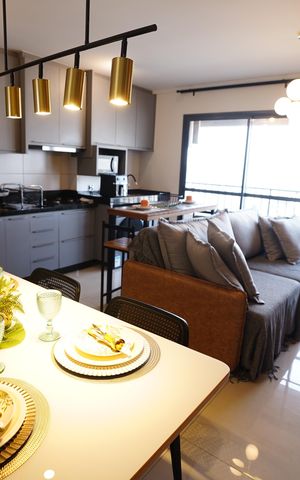 Apartamento à venda com 45m², 1 quarto e 1 vaga