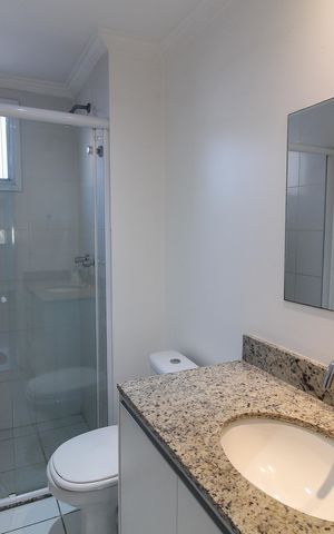 Apartamento à venda com 82m², 2 quartos e 2 vagas Apartamento à venda com 82m², 2 quartos e 2 vagasBanheiro