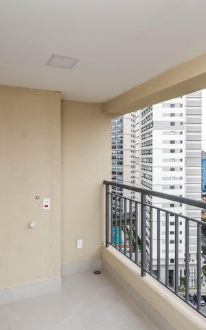 Studio para alugar com 34m², 1 quarto e sem vagaVaranda