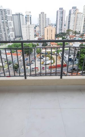 Studio para alugar com 34m², 1 quarto e sem vagaVaranda