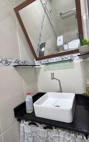 Casa de condomínio à venda com 135m², 3 quartos e 2 vagas Casa de condomínio à venda com 135m², 3 quartos e 2 vagasBanheiro do Quarto 1