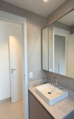 Apartamento para alugar com 81m², 3 quartos e 1 vaga Apartamento para alugar com 81m², 3 quartos e 1 vagaBanheiro 1