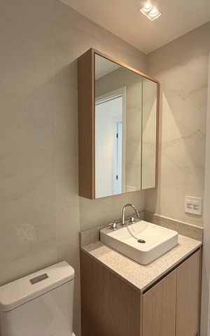 Apartamento para alugar com 81m², 3 quartos e 1 vaga Apartamento para alugar com 81m², 3 quartos e 1 vagaBanheiro 2