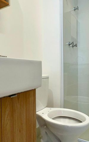 Studio para alugar com 26m², 1 quarto e sem vagaBanheiro
