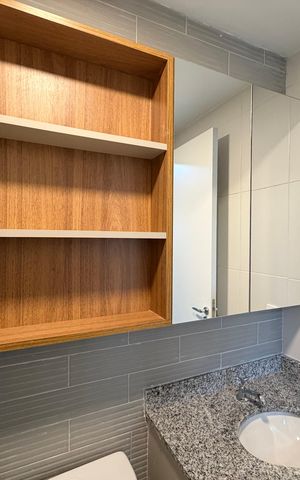 Apartamento para alugar com 38m², 1 quarto e 1 vaga Apartamento para alugar com 38m², 1 quarto e 1 vagaBanheiro