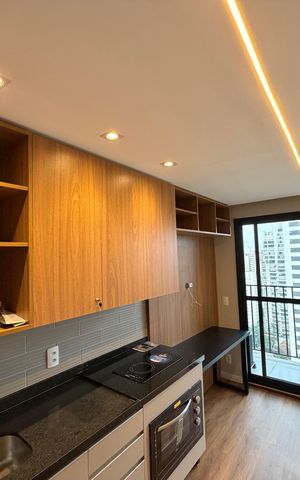 Apartamento para alugar com 38m², 1 quarto e 1 vaga Apartamento para alugar com 38m², 1 quarto e 1 vagaSala/cozinha
