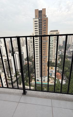 Apartamento para alugar com 38m², 1 quarto e 1 vaga Apartamento para alugar com 38m², 1 quarto e 1 vagaVaranda