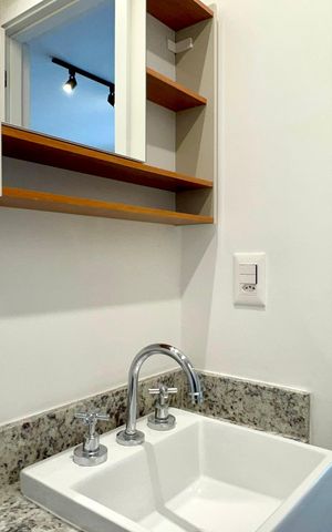 Studio para alugar com 26m², 1 quarto e sem vaga Studio para alugar com 26m², 1 quarto e sem vagaBanheiro