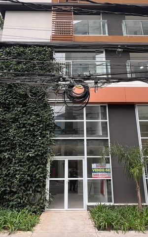 Studio para alugar com 26m², 1 quarto e sem vaga Studio para alugar com 26m², 1 quarto e sem vagaFachada